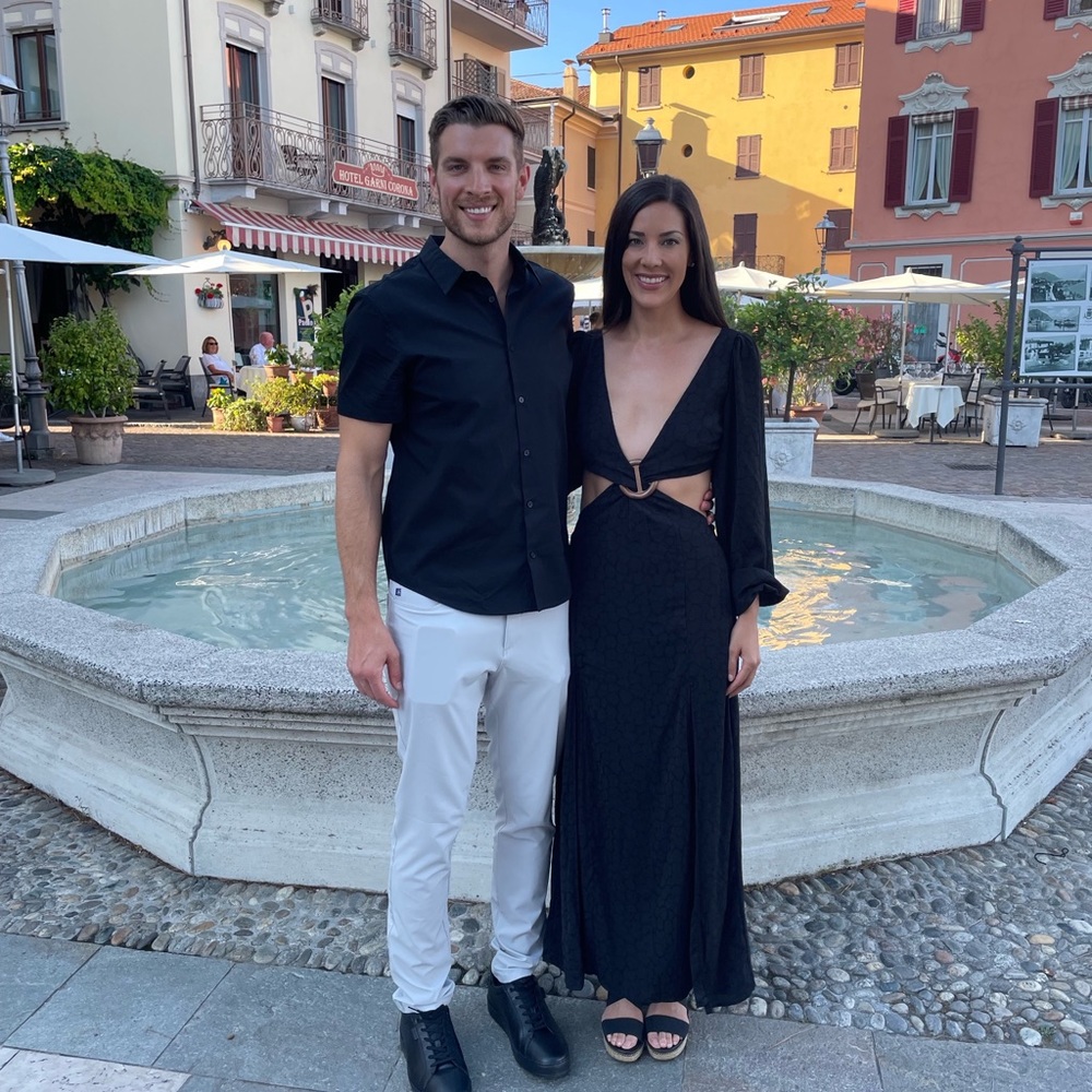 Black cut out dress